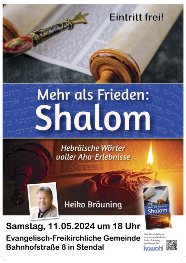  Shalom - mehr als Frieden fesselt die Menschen  Jesu Sprache und damit sein Denken und Handeln besser verstehen! 